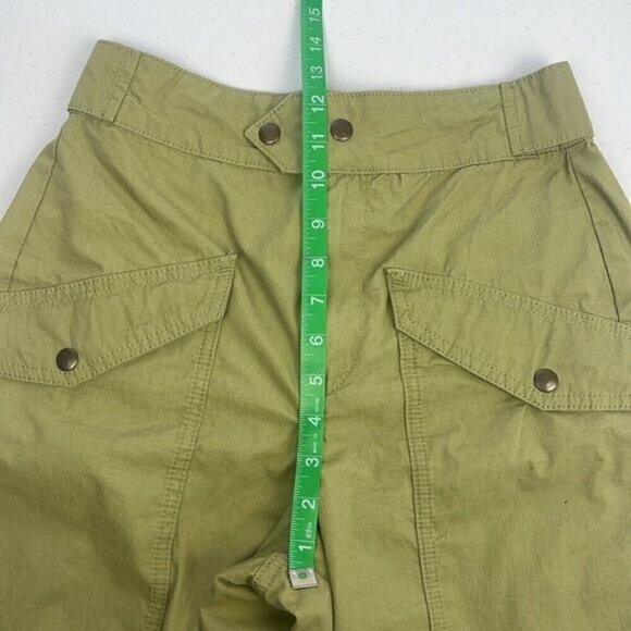 BDG Cargo Pants Utility Pockets Elastic Cuffs High-Waist Moss Green Joggers S - Picture 6 of 9